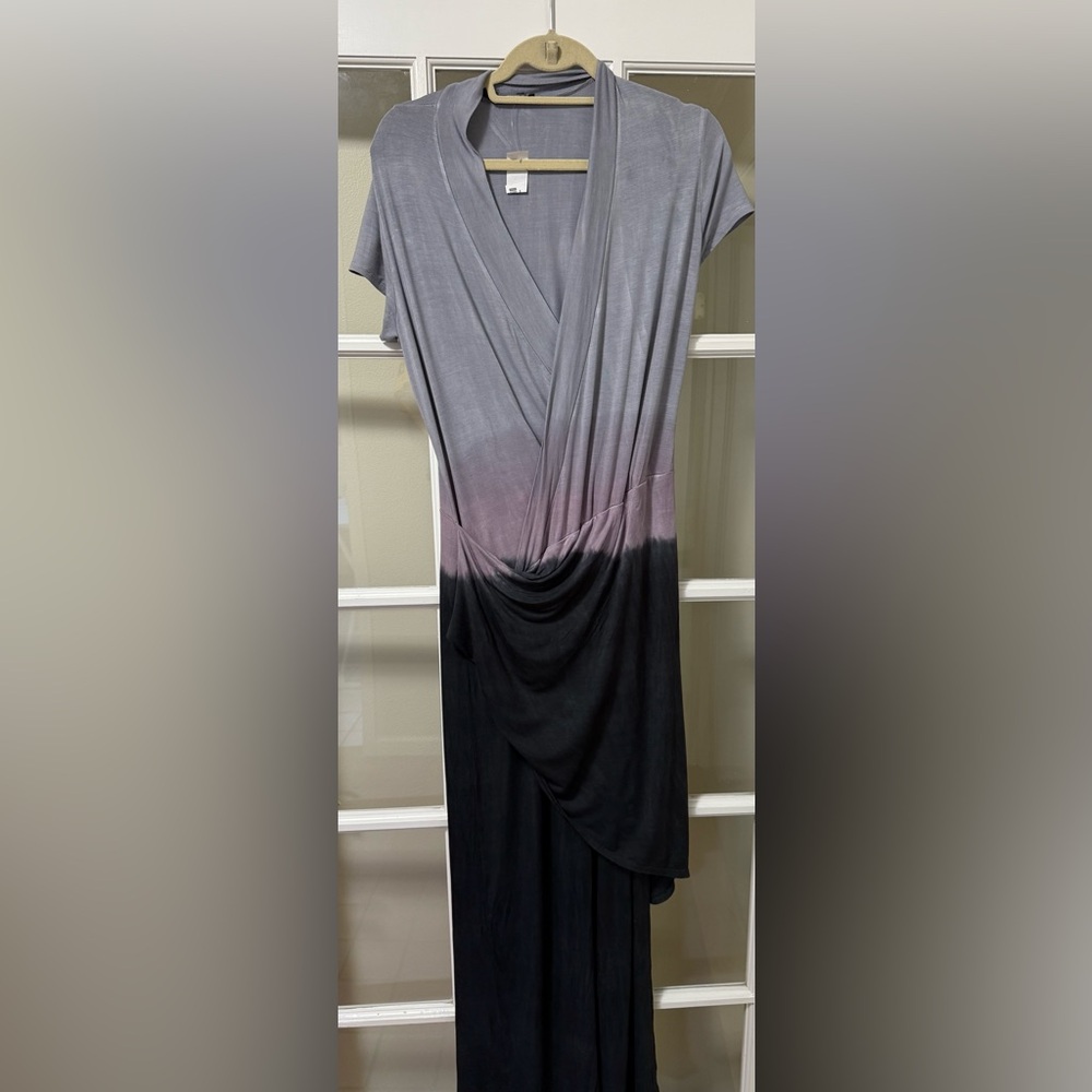 Gray and Black Ombre Dress